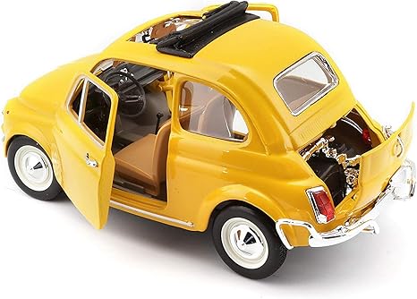保管品 ブラーゴ 1/18 フィアット 500 F ブルー 青 1965 burago Fiat